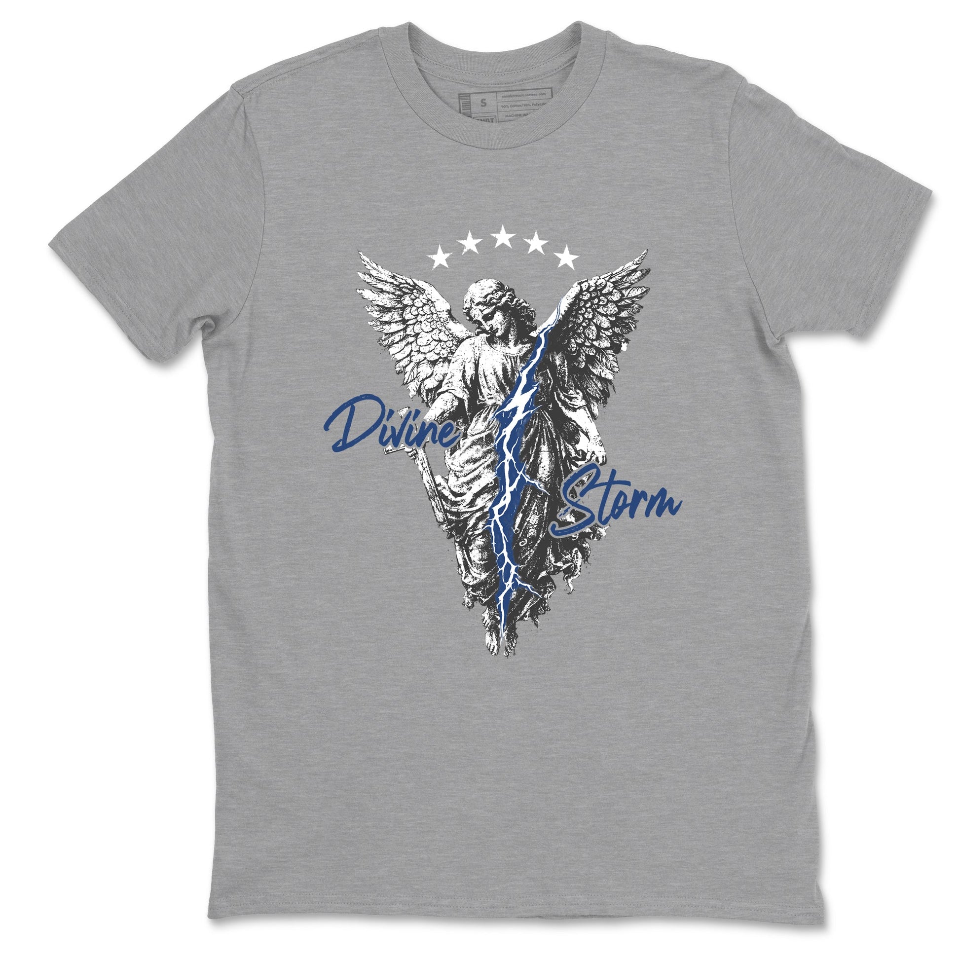 Sneaker match tees – Sneaker Tees To Match Air Jordan 9 Flint Grey Shoes – Divine Storm Tee Heather Grey 2