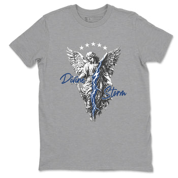 Sneaker match tees – Sneaker Tees To Match Air Jordan 9 Flint Grey Shoes – Divine Storm Tee Heather Grey 2