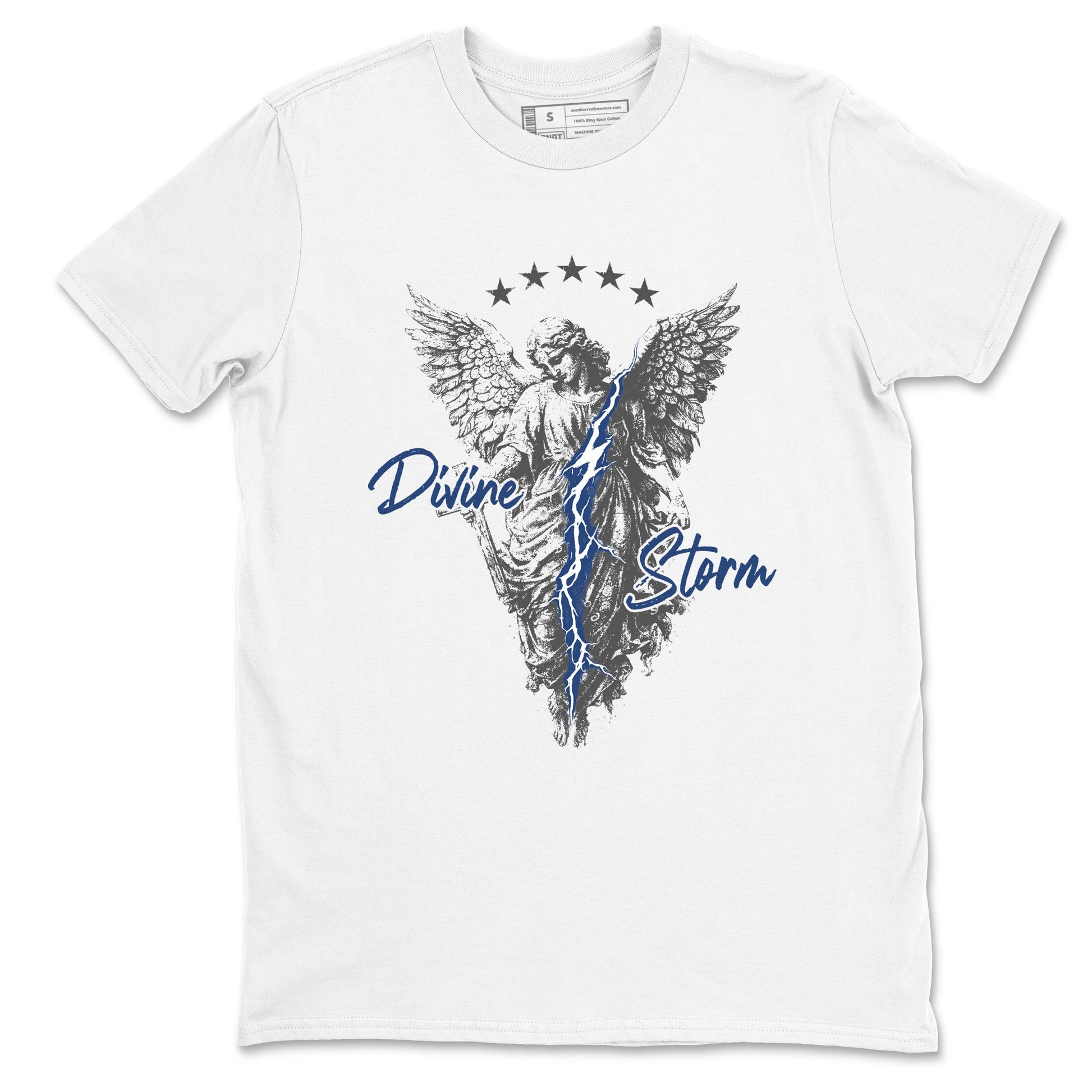Sneaker match tees – Sneaker Tees To Match Air Jordan 9 Flint Grey Shoes – Divine Storm Tee White 2