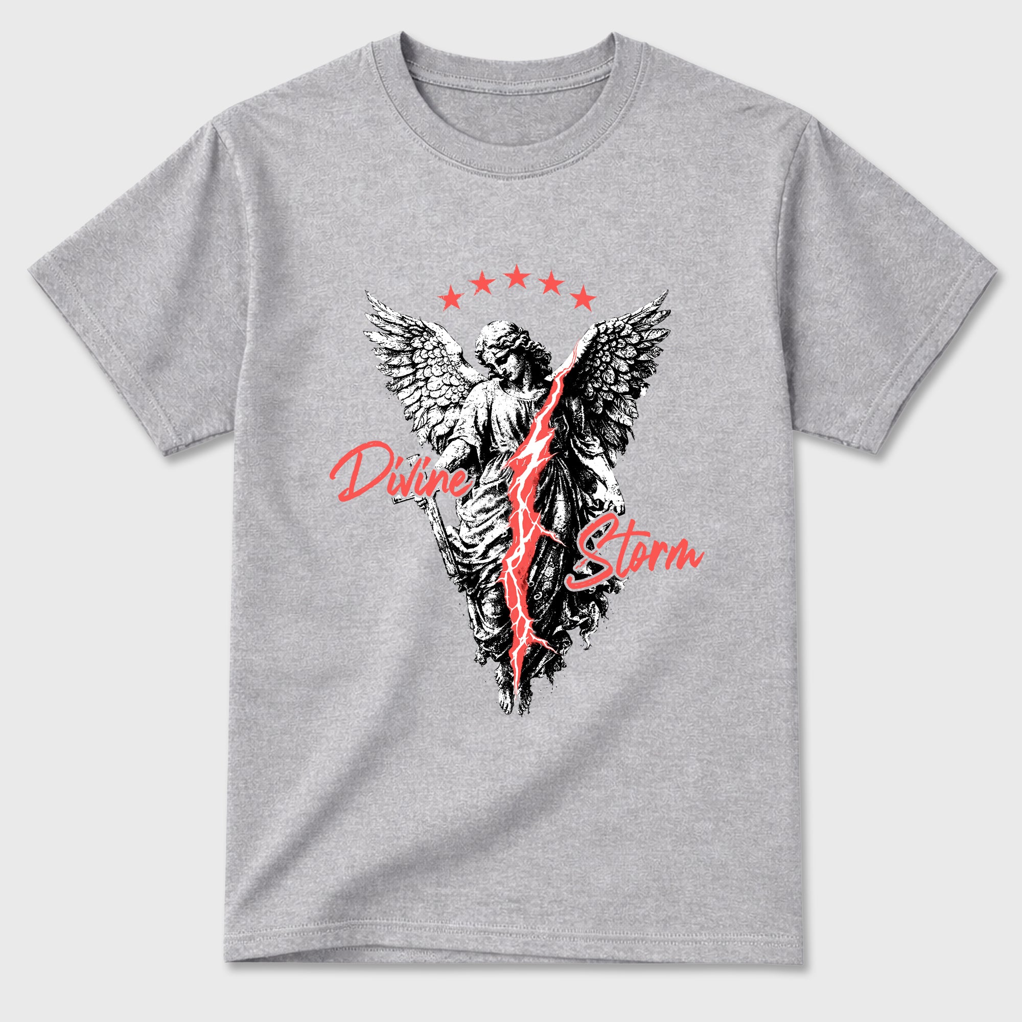 Sneaker match tees – Sneaker Tees To Match Air Max 90 Infrared Shoes – Divine Storm Tee Heather Grey 2