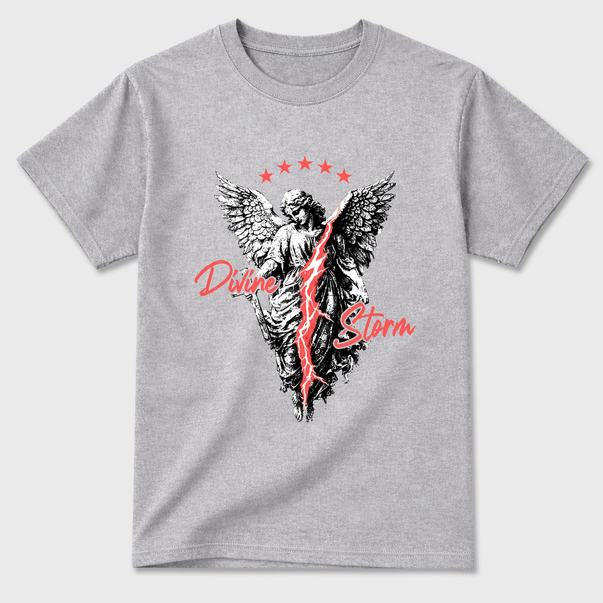 Sneaker match tees – Sneaker Tees To Match Air Max 90 Infrared Shoes – Divine Storm Tee Heather Grey 2