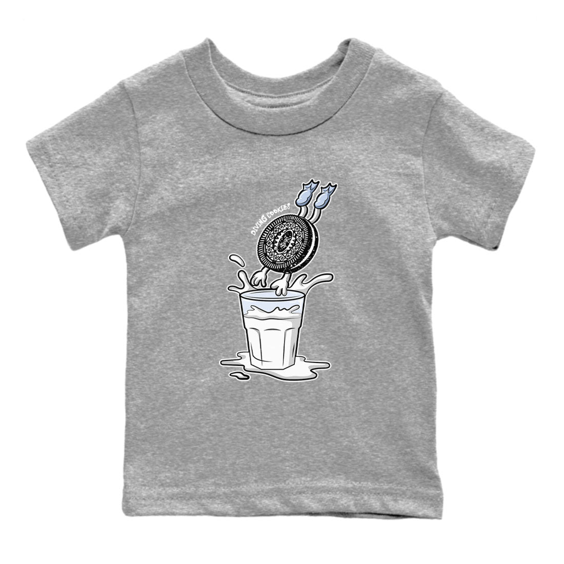 6s White Black shirt to match jordans Diving Cookies sneaker tees Air Jordan 6 White Black SNRT sneaker release tees baby toddler Heather Grey 2 cotton Shirt