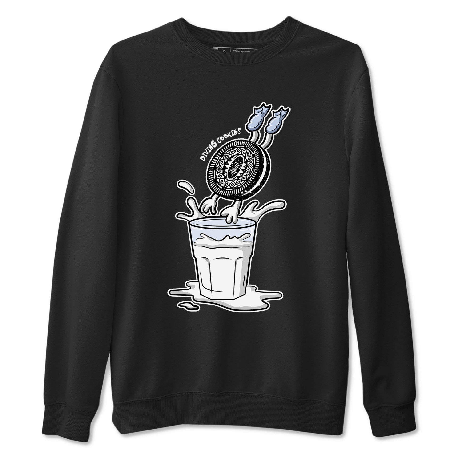 6s White Black shirt to match jordans Diving Cookies sneaker tees Air Jordan 6 White Black SNRT Sneaker Release Tees unisex cotton Black 2 crew neck shirt