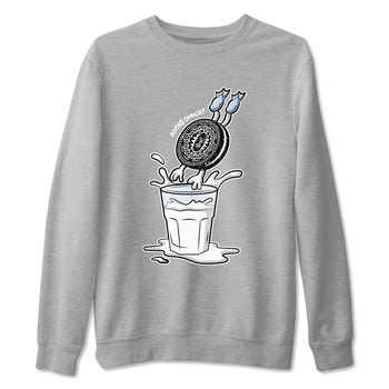 6s White Black shirt to match jordans Diving Cookies sneaker tees Air Jordan 6 White Black SNRT Sneaker Release Tees unisex cotton Heather Grey 2 crew neck shirt