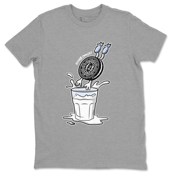 6s White Black shirt to match jordans Diving Cookies sneaker tees Air Jordan 6 White Black SNRT Sneaker Release Tees unisex cotton Heather Grey 2 crew neck shirt
