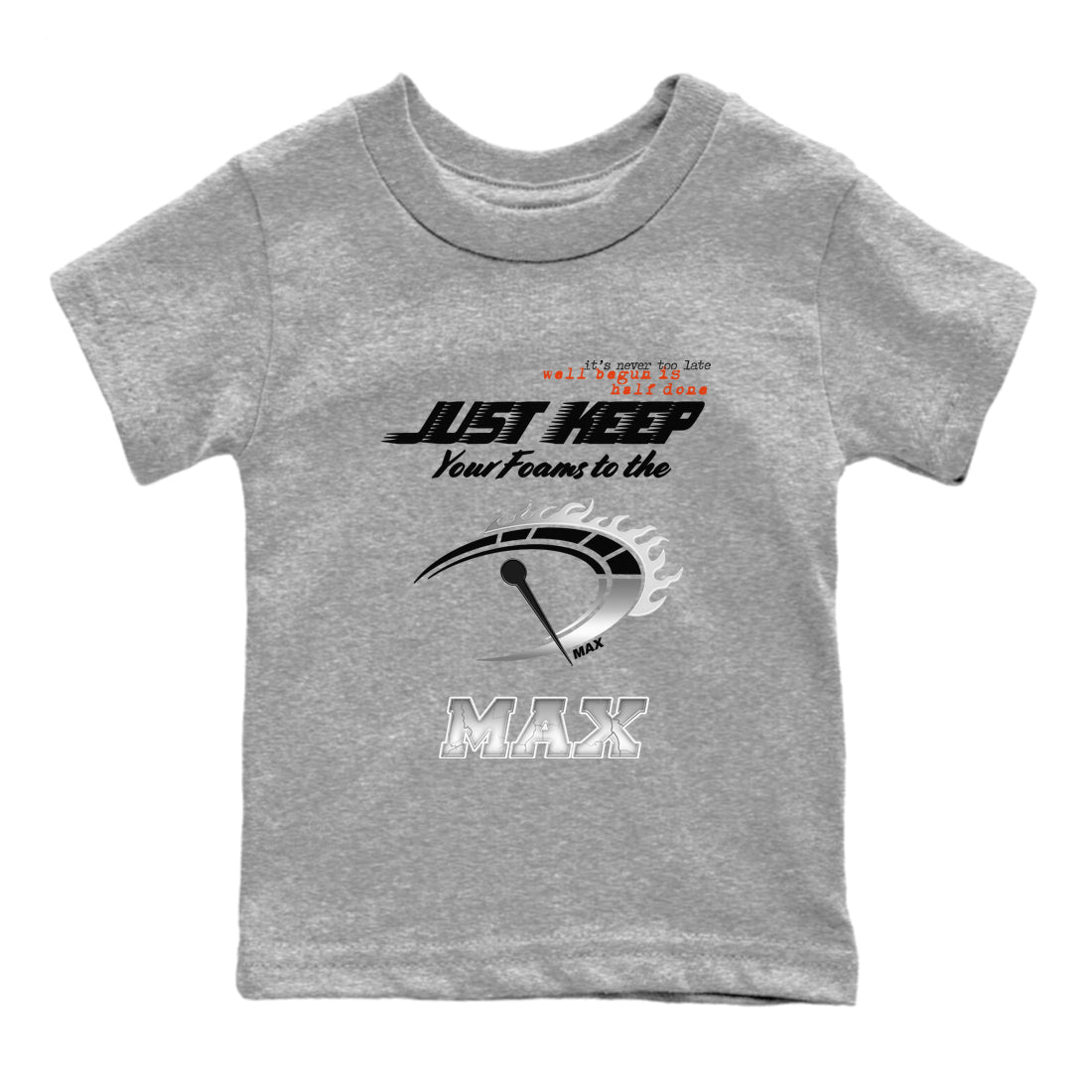 Foams One Jin shirts to match jordans Do It To The Max sneaker match tees Air Foamposite One Jin match shoes to clothes SNRT Sneaker Tees Youth Baby Heather Grey 2 tee