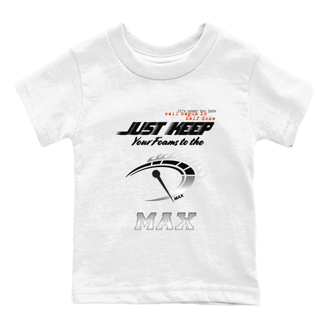 Foams One Jin shirts to match jordans Do It To The Max sneaker match tees Air Foamposite One Jin match shoes to clothes SNRT Sneaker Tees Youth Baby White 2 tee