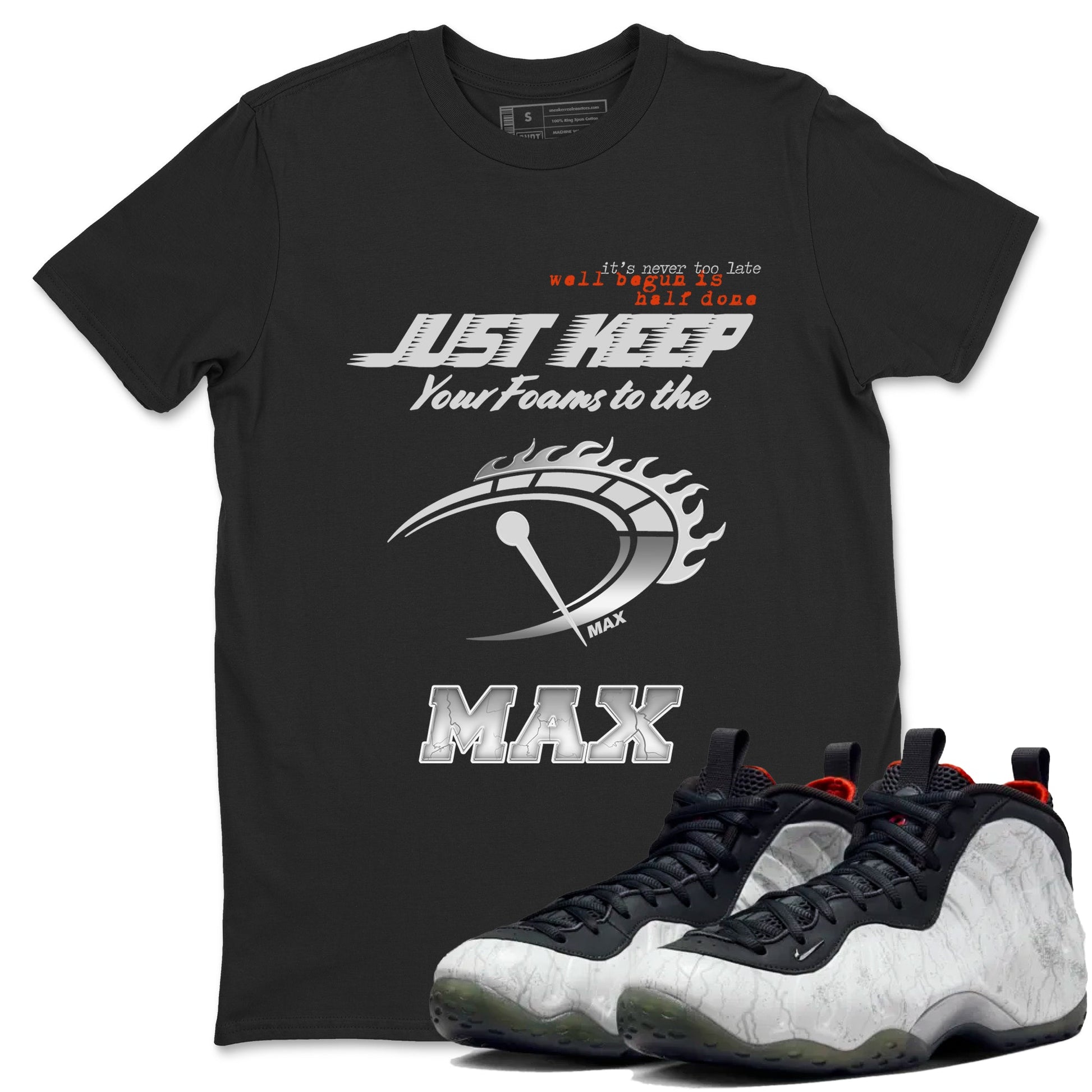 Foams One Jin shirts to match jordans Do It To The Max sneaker match tees Air Foamposite One Jin match shoes to clothes SNRT Sneaker Tees unisex cotton Black 1 shirts