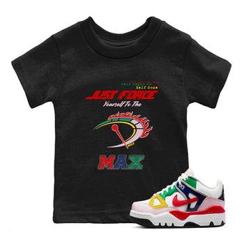 Do It To The Max SNRT Sneaker Tees Kids - Air Force 3 Blue Void and Tour Yellow - SNRT Sneaker T-shirts