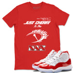 Do It To The Max SNRT Sneaker Tees - Air Jordan 11 Cherry