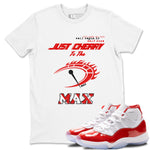 Do It To The Max SNRT Sneaker Tees - Air Jordan 11 Cherry