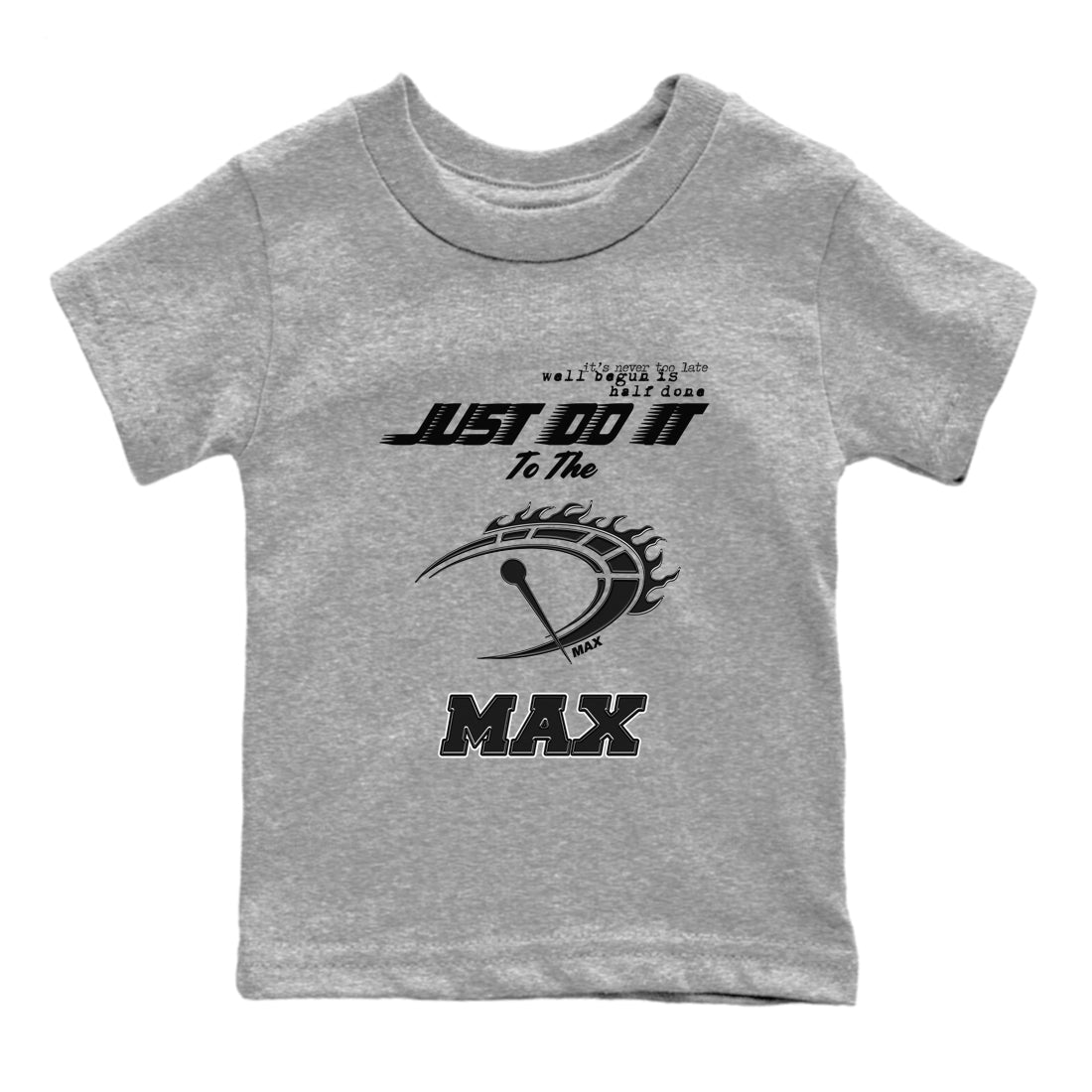 Do It To The Max SNRT Sneaker Tees Kids - Air Jordan 12 Black Wolf Grey - SNRT Sneaker T-shirts