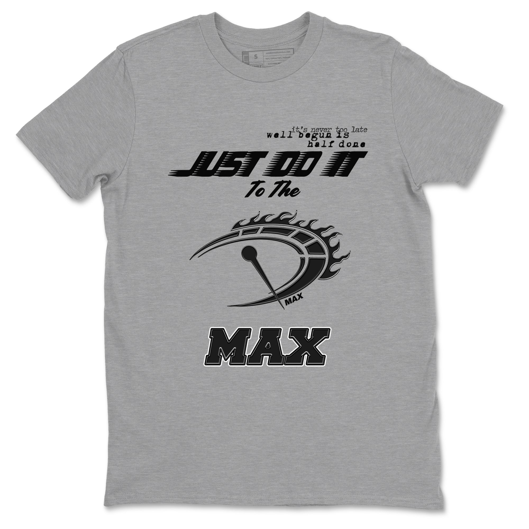 Do It To The Max SNRT Sneaker Tees - Air Jordan 12 Black Wolf Grey - SNRT Sneaker T-shirts