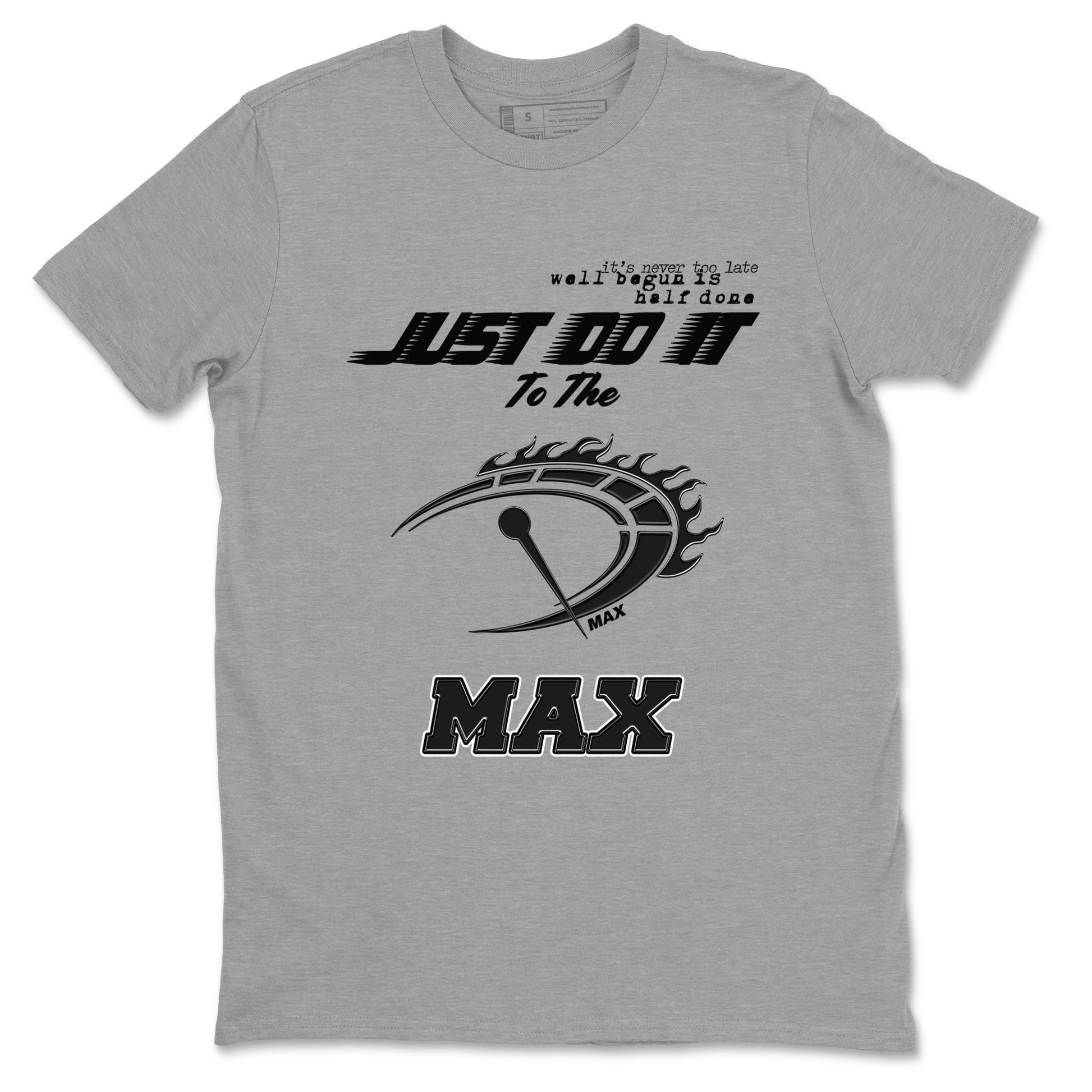 Do It To The Max SNRT Sneaker Tees - Air Jordan 12 Black Wolf Grey - SNRT Sneaker T-shirts