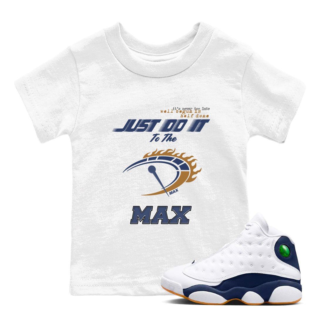 Do It To The Max SNRT Sneaker Tees Kids - Air Jordan 13 Midnight Navy - SNRT Sneaker T-shirts