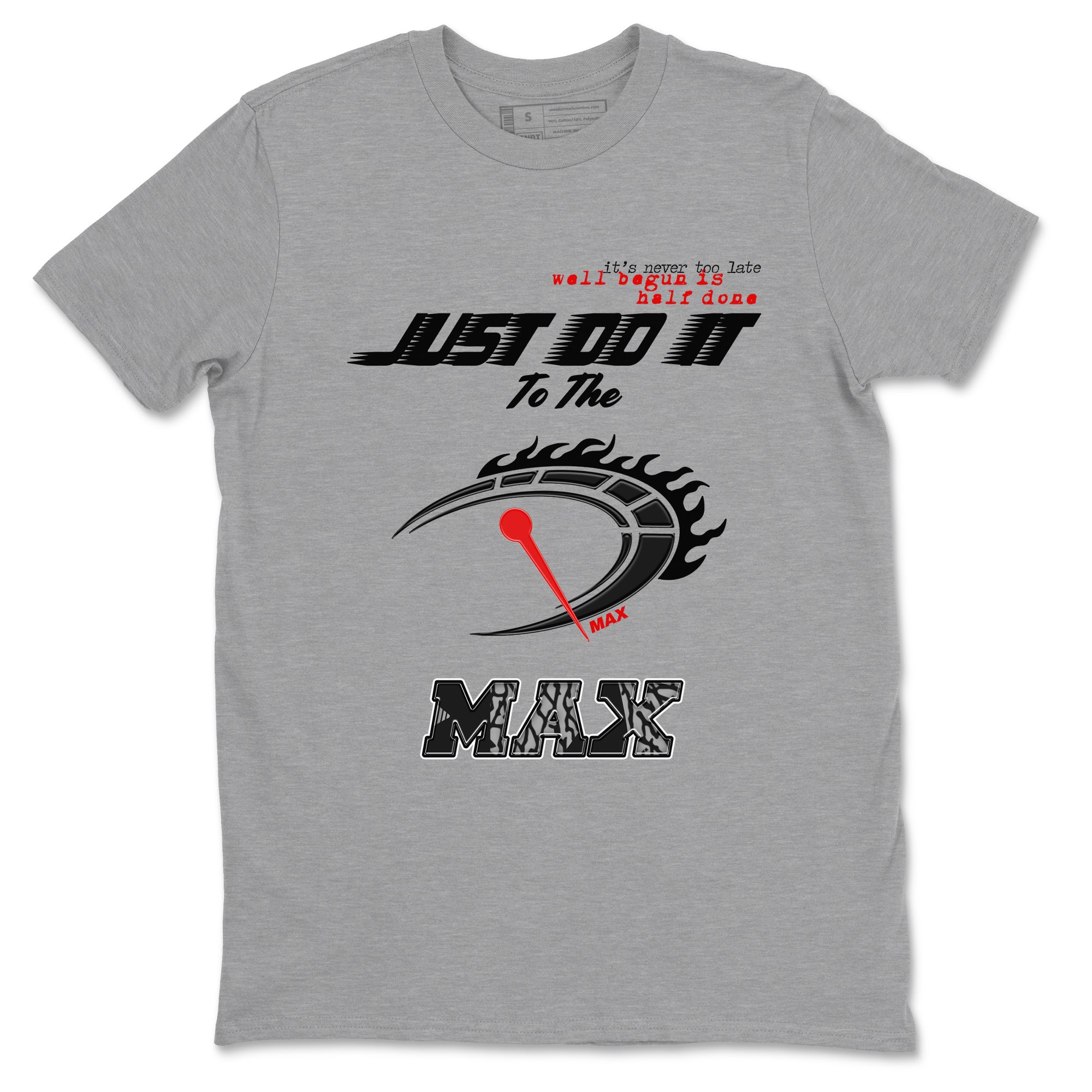 Do It To The Max SNRT Sneaker Tees - Air Jordan 3 Black Cement - SNRT Sneaker T-shirts
