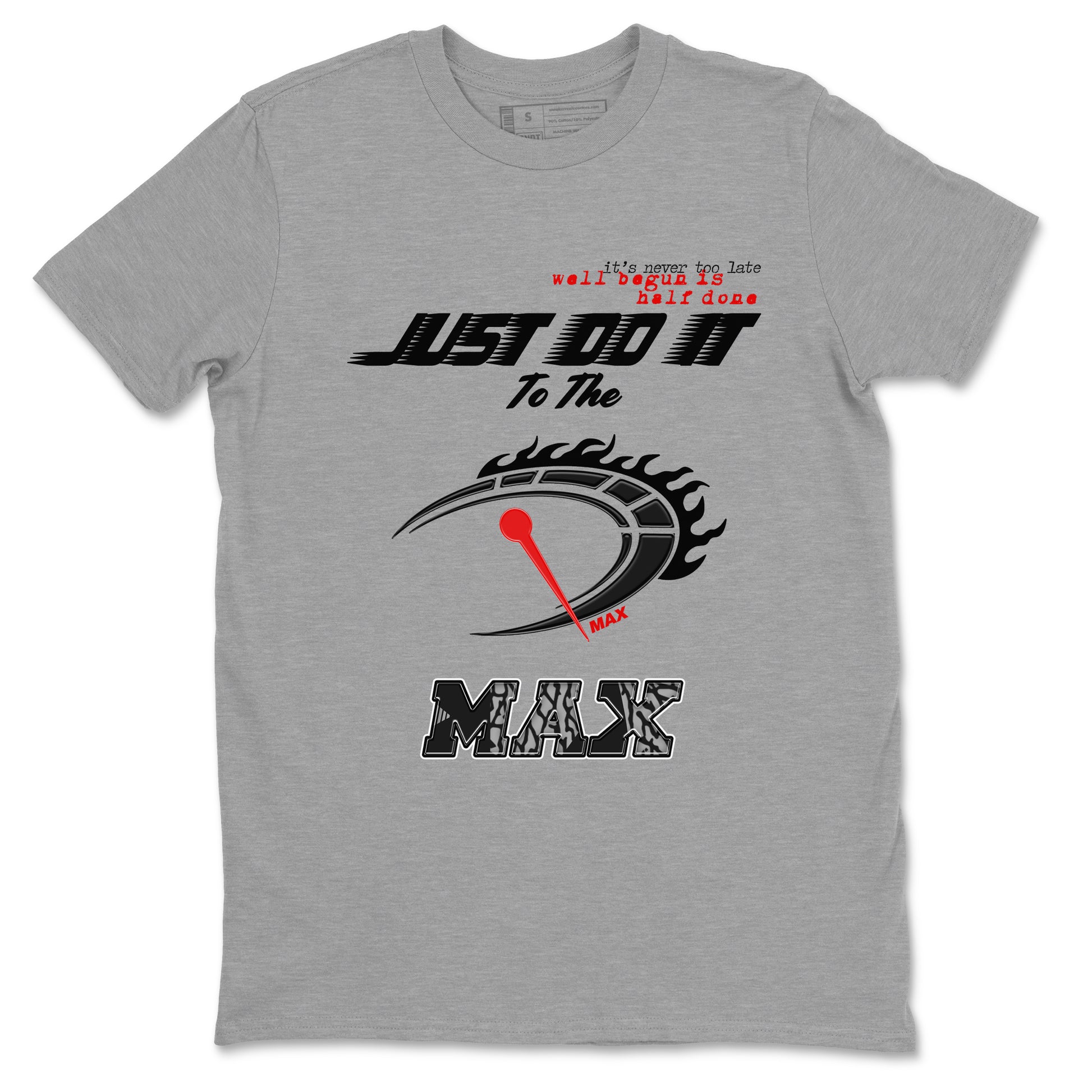 Do It To The Max SNRT Sneaker Tees - Air Jordan 3 Black Cement - SNRT Sneaker T-shirts
