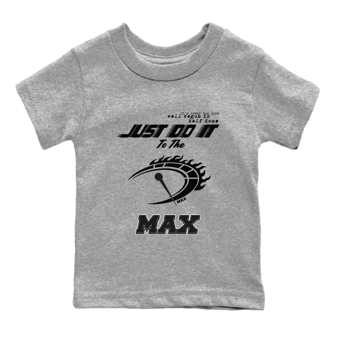 4s Black Cat shirts to match jordans Do It To The Max sneaker match tees Air Jordan 4 Retro Black Cat match shoes to clothes SNRT Sneaker Tees Youth Baby Heather Grey 2 tee