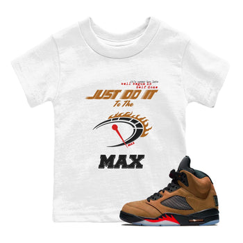 Do It To The Max SNRT Sneaker Tees Kids - Air Jordan 5 Archaeo Brown - SNRT Sneaker T-shirts