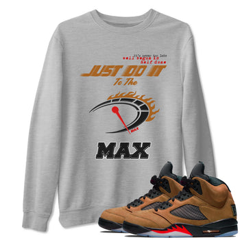 Do It To The Max SNRT Sneaker Tees - Air Jordan 5 Archaeo Brown - SNRT Sneaker T-shirts