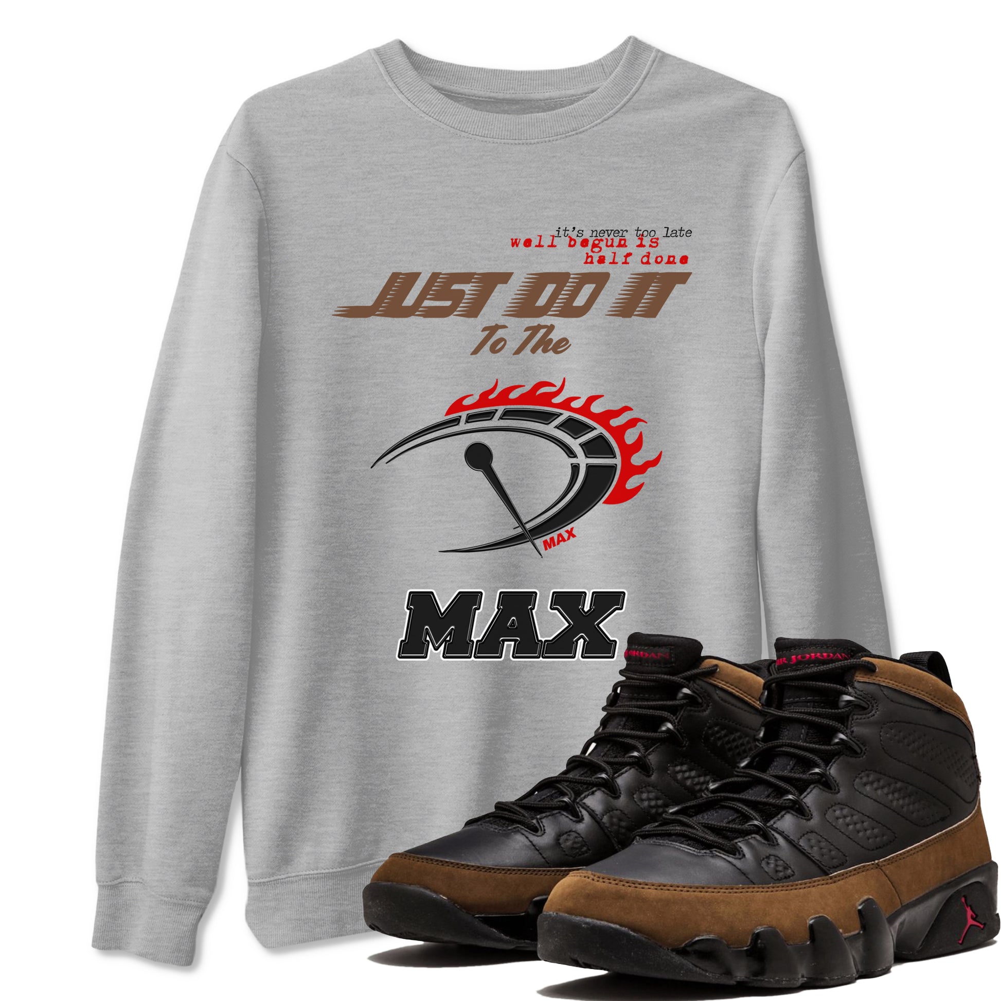 Do It To The Max SNRT Sneaker Tees - Air Jordan 9 Olive - SNRT Sneaker T-shirts