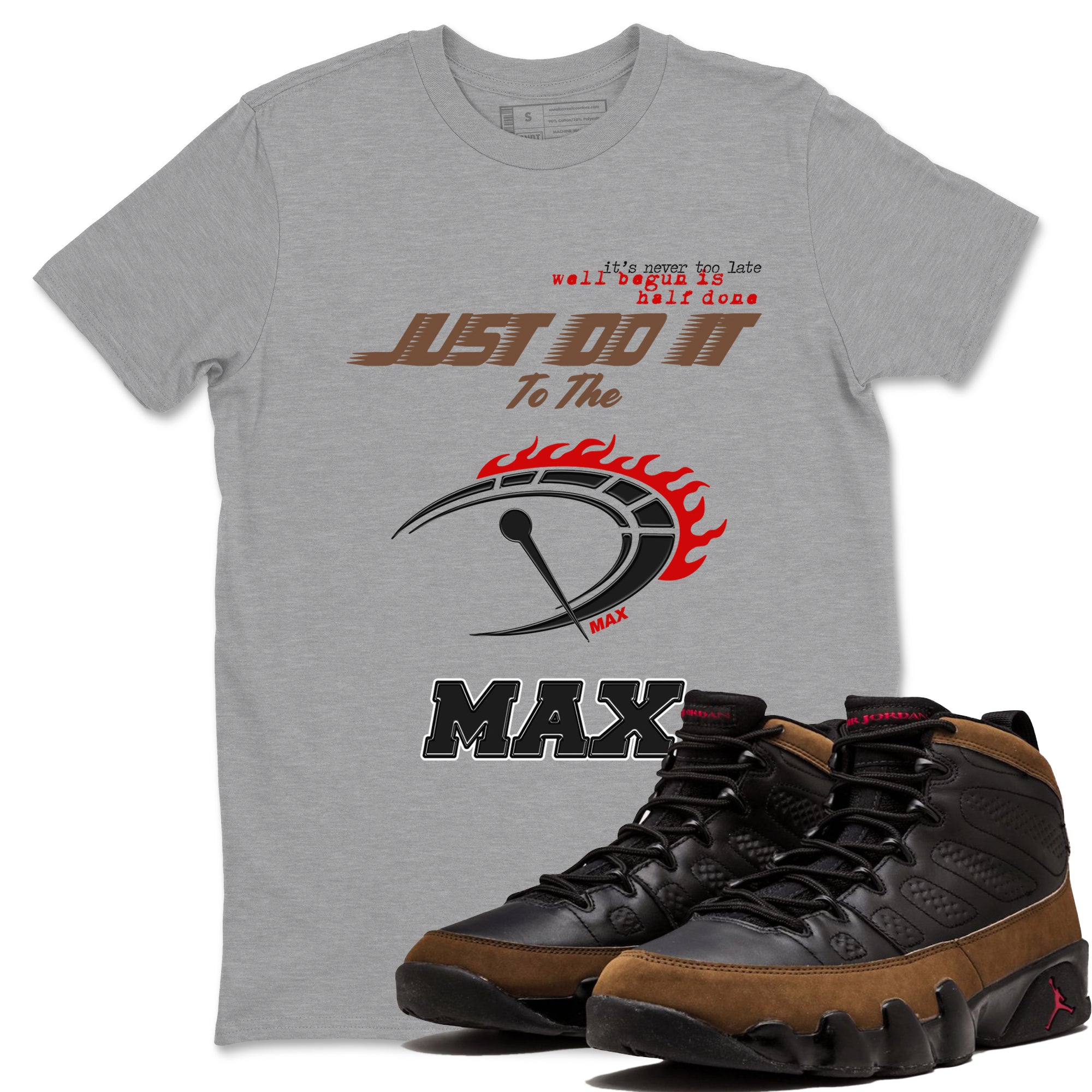Do It To The Max SNRT Sneaker Tees - Air Jordan 9 Olive - SNRT Sneaker T-shirts