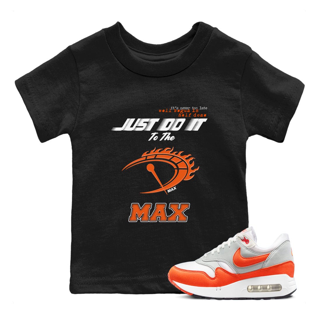 Air Max 1 OG '86 'Summit White and Cosmic Clay shirts to match jordans Do It To The Max sneaker match tees Air Max 1 Cosmic Clay match shoes to clothes SNRT Sneaker Tees Youth Baby Black 1 tee
