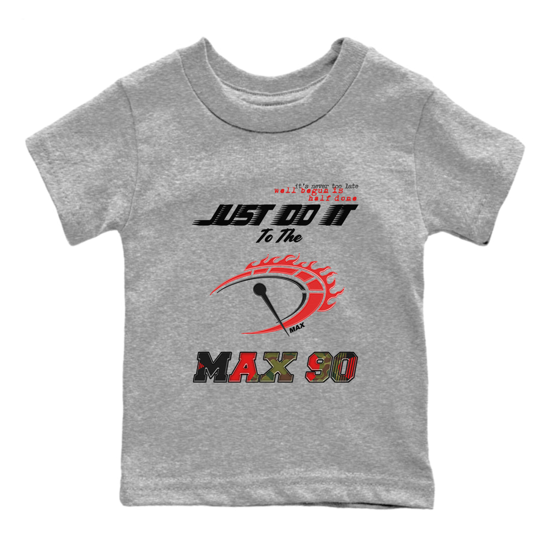 Do It To The Max SNRT Sneaker Tees Kids - Air Max 90 Reverse Duck Camo - SNRT Sneaker T-shirts