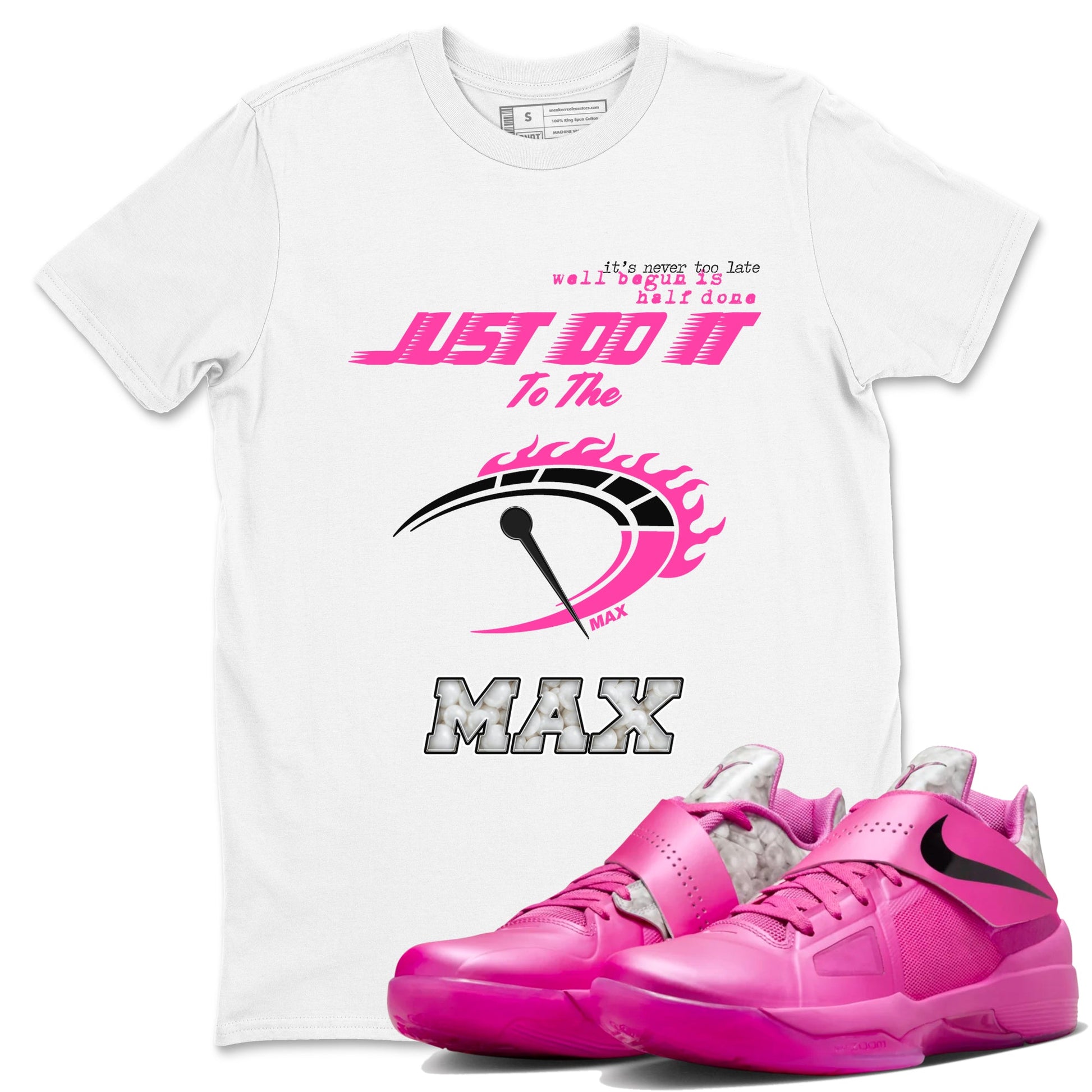Nike KD 4 Retro Aunt Pearl shirts to match jordans Do It To The Max sneaker match tees Nike KD 4 Aunt Pearl match shoes to clothes SNRT Sneaker Tees unisex cotton White 1 shirts