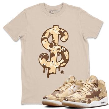 WNBA x Air Jordan 3 “Desert Camo” shirts to match jordans Dollar Camo sneaker match tees Air Jordan 3 Desert Camo SNRT Sneaker Release Tees Clothing Sneakerhead ShirtsSand 1 unisex cotton tee
