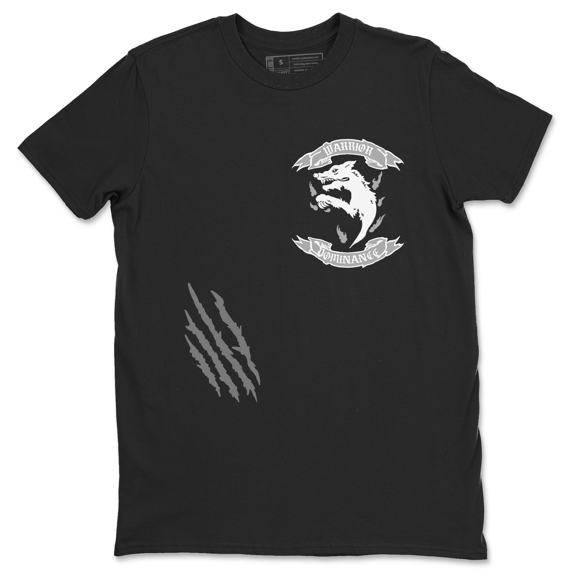12s Black Wolf Grey shirts to match jordans Dominant Wolf sneaker match tees 12s Baron SNRT Sneaker Release Tees unisex cotton Black 2 crew neck shirts