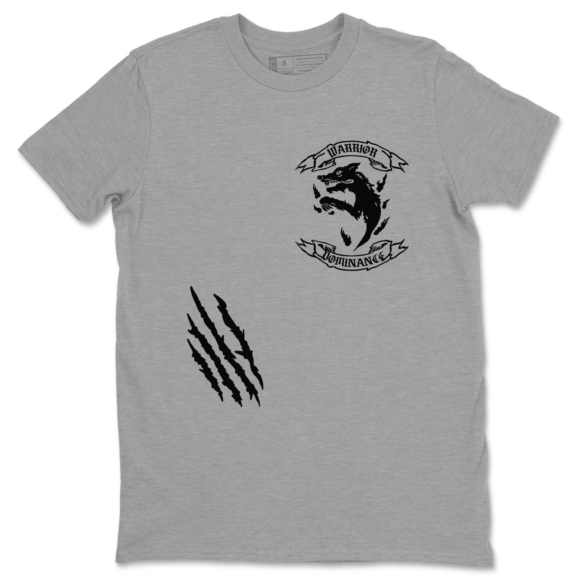 12s Black Wolf Grey shirts to match jordans Dominant Wolf sneaker match tees 12s Baron SNRT Sneaker Release Tees unisex cotton Heather Grey 2 crew neck shirts