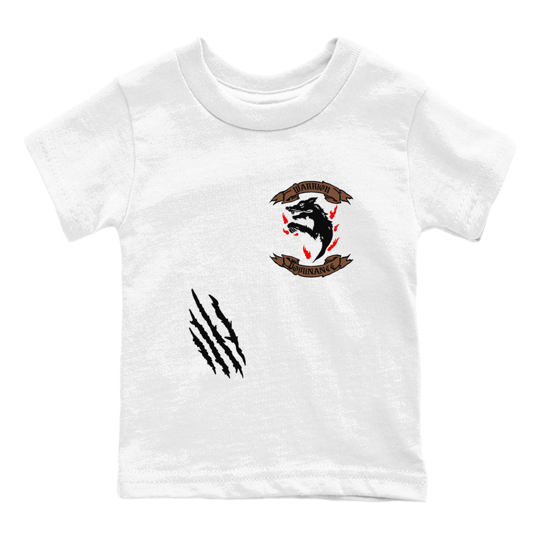 9s Olive shirts to match jordans Dominant Wolf sneaker match tees Air Jordan 9 Olive match shoes to clothes SNRT Sneaker Tees Youth Baby White 2 tee