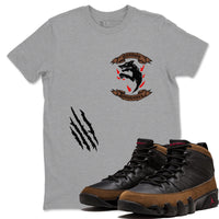 Dominant Wolf SNRT Sneaker Tees - Air Jordan 9 Olive