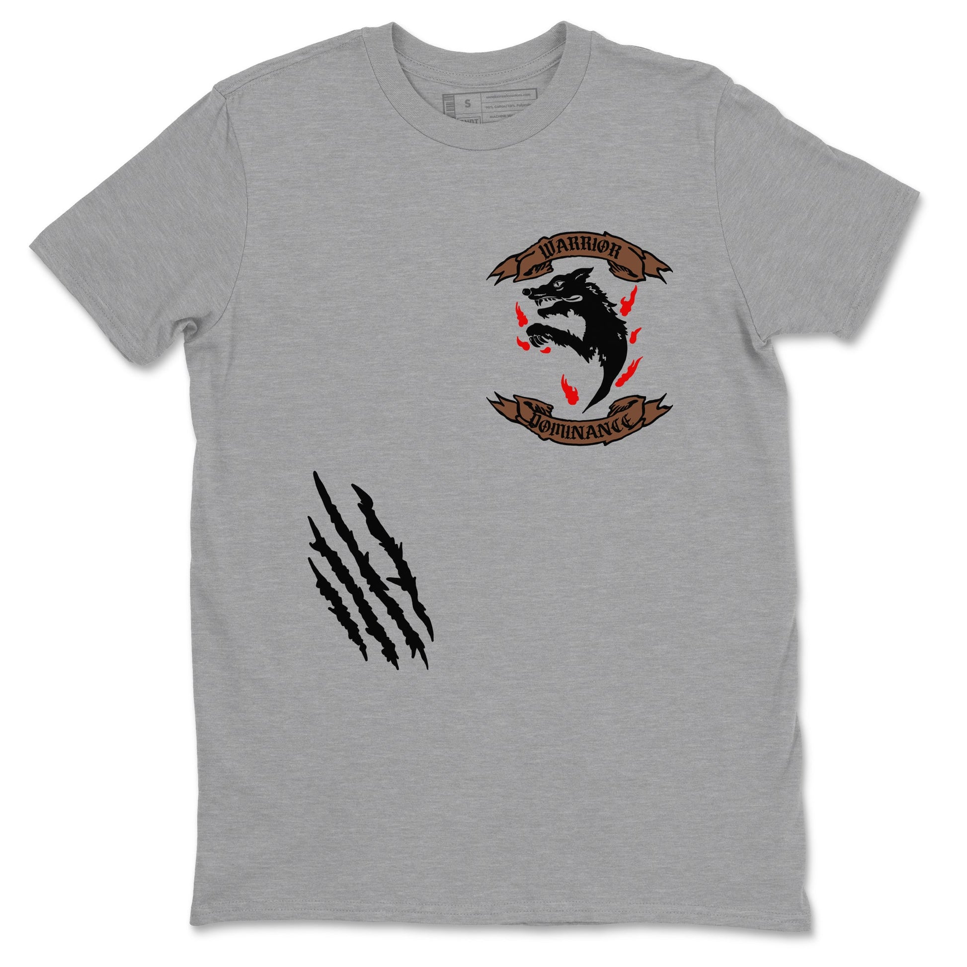 9s Olive shirts to match jordans Dominant Wolf sneaker match tees Air Jordan 9 Olive match shoes to clothes SNRT Sneaker Tees unisex cotton Heather Grey 2 shirts