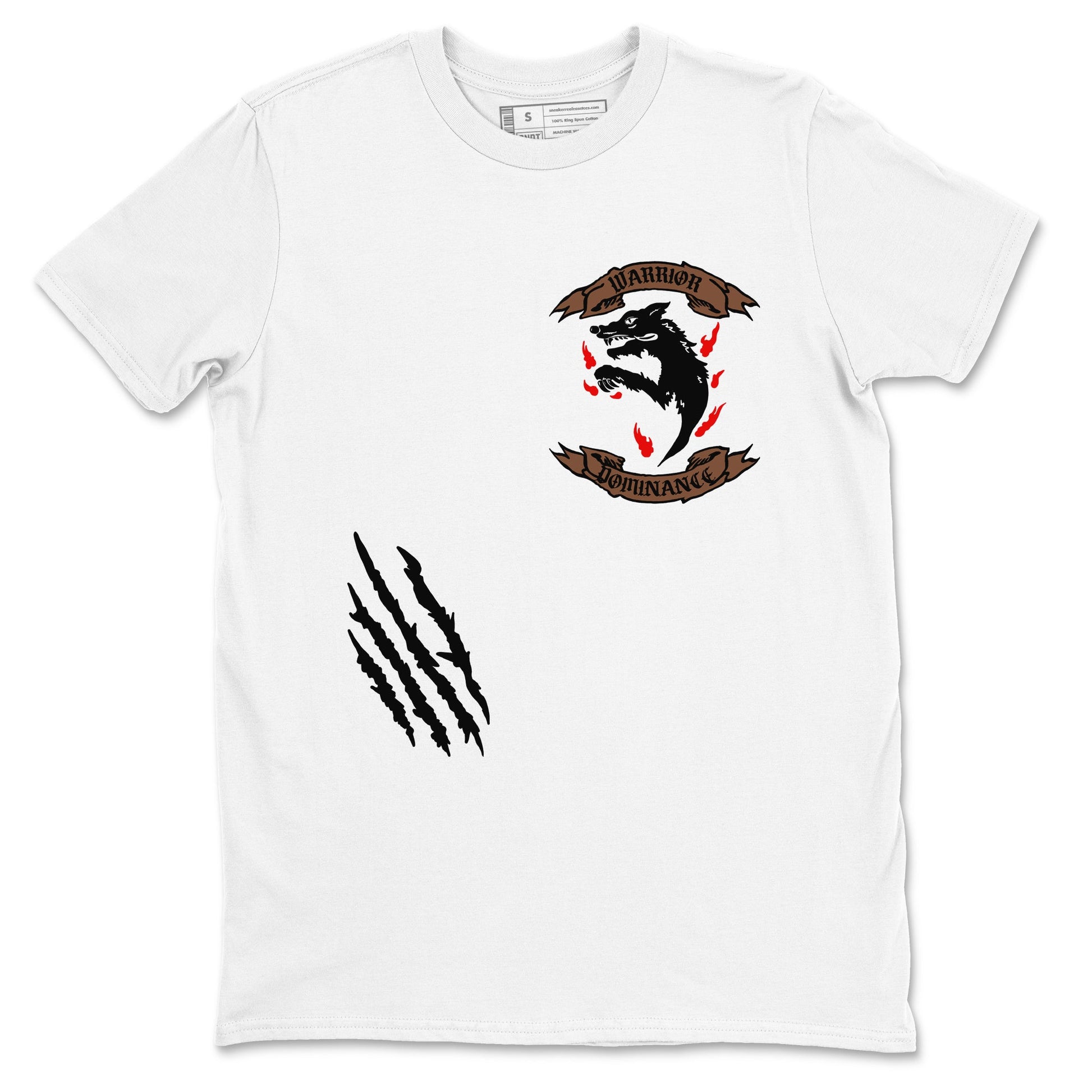 9s Olive shirts to match jordans Dominant Wolf sneaker match tees Air Jordan 9 Olive match shoes to clothes SNRT Sneaker Tees unisex cotton White 2 shirts