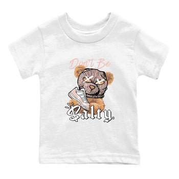 Air Jordan 11 Low Legend Pink shirts to match jordans Don't Be Salty Bear sneaker match tees 11s Legend Pink SNRT Sneaker Tees streetwear brand Baby and Youth White 2 cotton tee