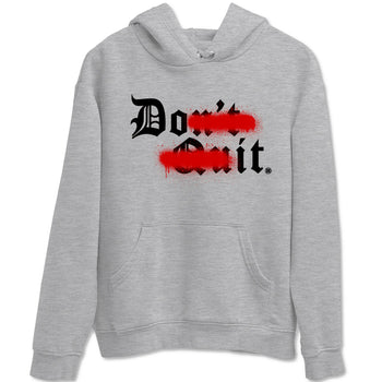 11s Bred Velvet shirts to match jordans Don't Quit Do It sneaker match tees Air Jordan 11 Retro Bred Velvet match shoes to clothes SNRT Sneaker Tees unisex cotton Heather Grey 2 shirts