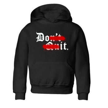 11s Bred Velvet shirts to match jordans Don't Quit Do It sneaker match tees Air Jordan 11 Retro Bred Velvet match shoes to clothes SNRT Sneaker Tees Youth Baby Black 2 tee