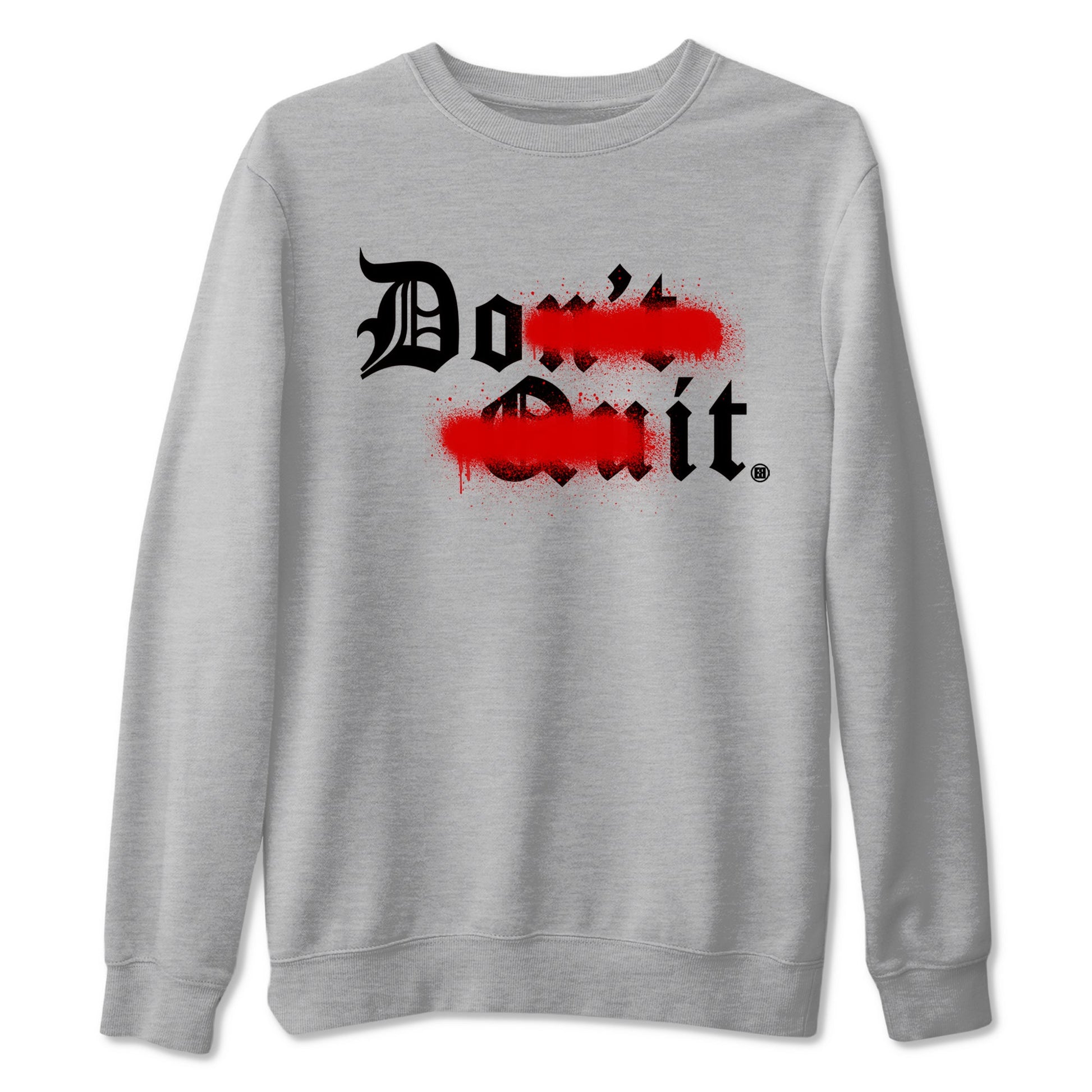 11s Bred Velvet shirts to match jordans Don't Quit Do It sneaker match tees Air Jordan 11 Retro Bred Velvet match shoes to clothes SNRT Sneaker Tees unisex cotton Heather Grey 2 shirts