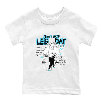 9s Powder Blue shirt to match jordans Don't Skip Leg Day sneaker tees Air Jordan 9 Powder Blue SNRT sneaker release tees baby toddler White 2 cotton Shirt