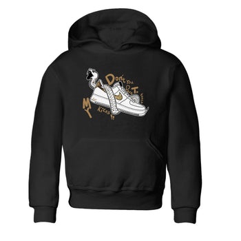 Air Force 1 Ivory Snake shirt to match jordans Don't Touch My Kicks sneaker tees Air Force 1 Ivory Snake SNRT sneaker release tees baby toddler Black 2 cotton Shirt