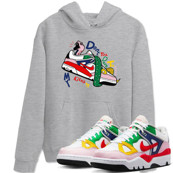 AF 3 Nigo shirtsto match jordans Don't Touch My Kicks sneaker match tees Air Force 3 Low x Nigo Blue Void and Tour Yellow match shoes to clothes SNRT Sneaker Tees unisex cotton Heather Grey 1 shirts