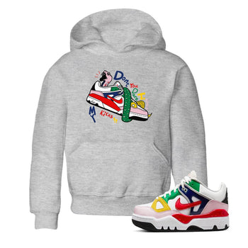 AF 3 Nigo shirtsto match jordans Don't Touch My Kicks sneaker match tees Air Force 3 Low x Nigo Blue Void and Tour Yellow match shoes to clothes SNRT Sneaker Tees Youth Baby Heather Grey 1 tee