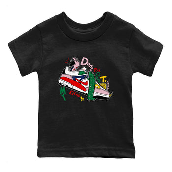 AF 3 Nigo shirtsto match jordans Don't Touch My Kicks sneaker match tees Air Force 3 Low x Nigo Blue Void and Tour Yellow match shoes to clothes SNRT Sneaker Tees Youth Baby Black 2 tee