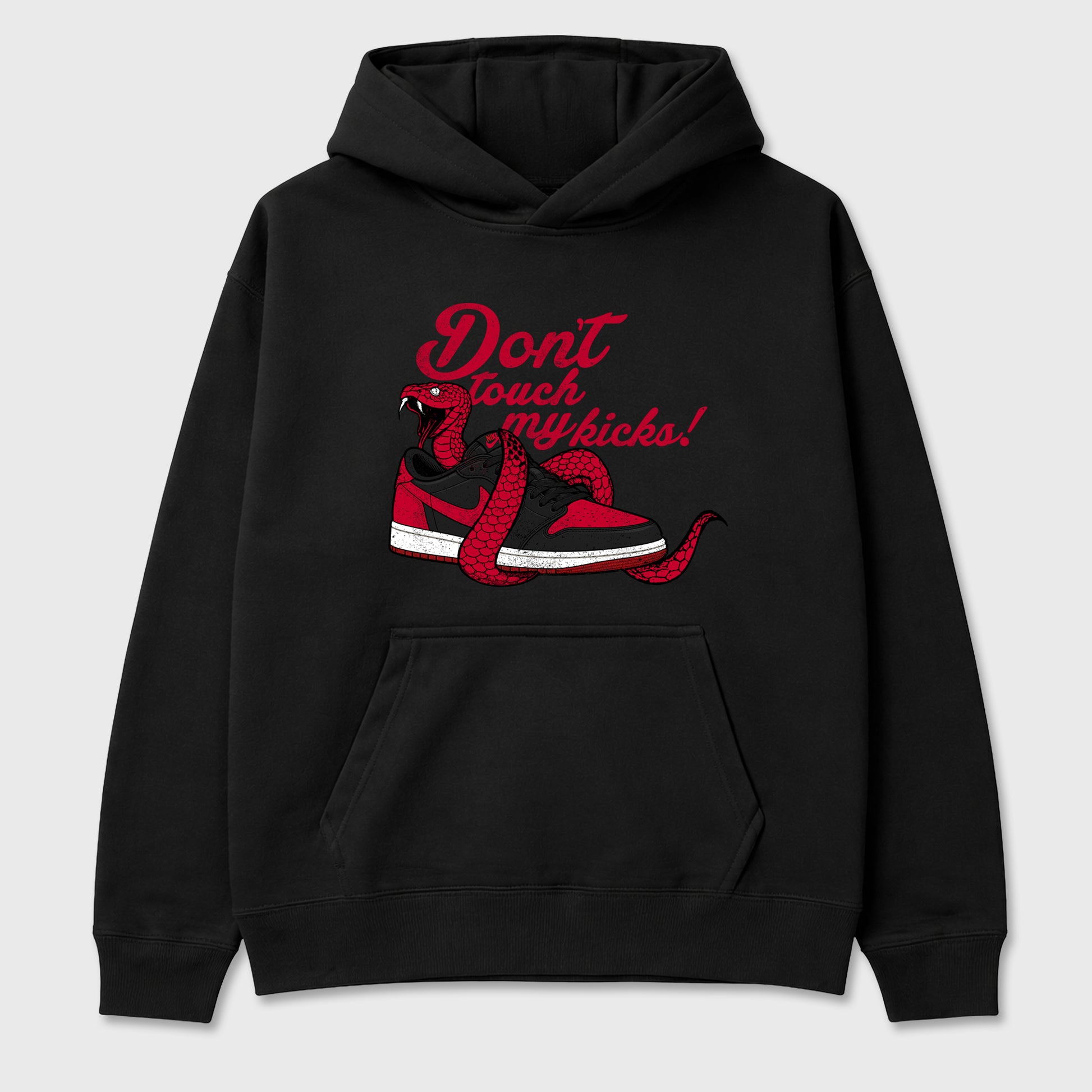 Sneaker match tees – Sneaker Tees To Match Air Jordan 1 Banned Shoes – Don't Touch My Kicks Tee Black 2
