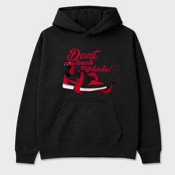 Sneaker match tees – Sneaker Tees To Match Air Jordan 1 Banned Shoes – Don't Touch My Kicks Tee Black 2