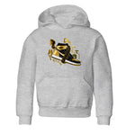 1s Black Metallic Gold shirts to match jordans Don't Touch My Kicks sneaker match tees Jordan 1 High OG Black and Gold SNRT Sneaker Tees streetwear brand Baby and Youth Heather Grey 2 cotton tee