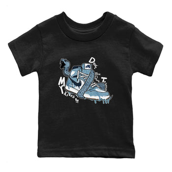 1s Denim shirts to match jordans Don't Touch My Kicks sneaker match tees Air Jordan 1 Denim SNRT Sneaker Tees streetwear brand Baby and Youth Black 2 cotton tee
