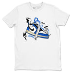 1s Game Royal shirts to match jordans Don't Touch My Kicks sneaker match tees Air Jordan 1 Retro Low OG Game Royal match shoes to clothes SNRT Sneaker Tees unisex cotton White 2 shirts